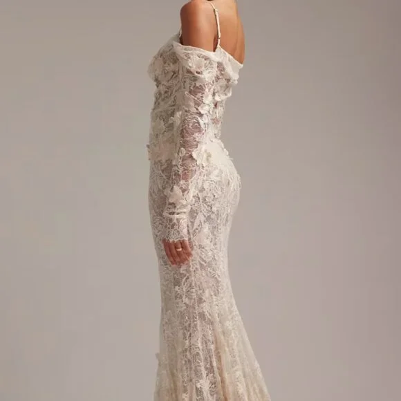 New ASOS wedding dress FREE EARRINGS - Picture 11 of 16